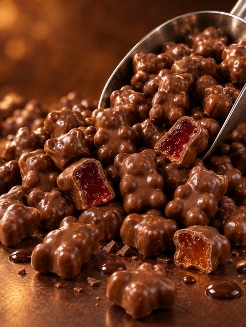 Bulk Bites Chocolate Covered Gummy Bears 5LB - 10LB